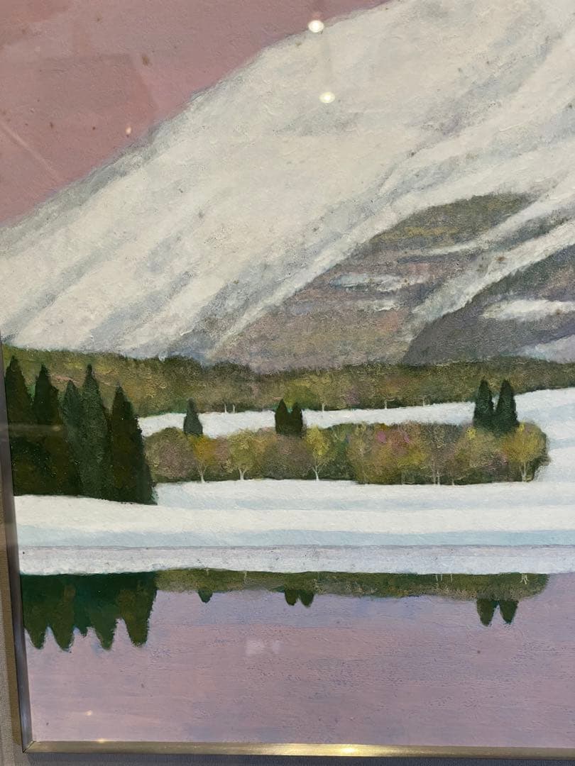 待春　三輪晃久　絵画　壁掛け　美術品　アート　コレクション　住まい　趣味