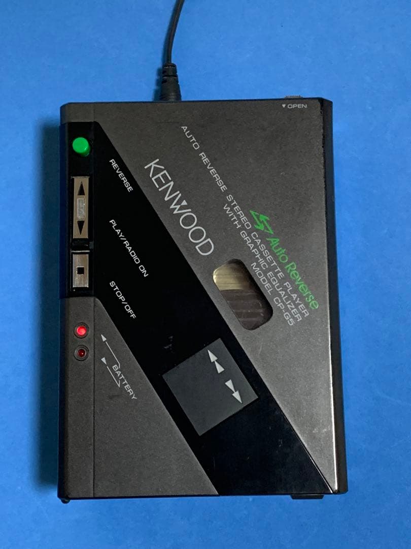 KENWOOD オートリバース ステレオカセットプレーヤー CP-G5 動作美品