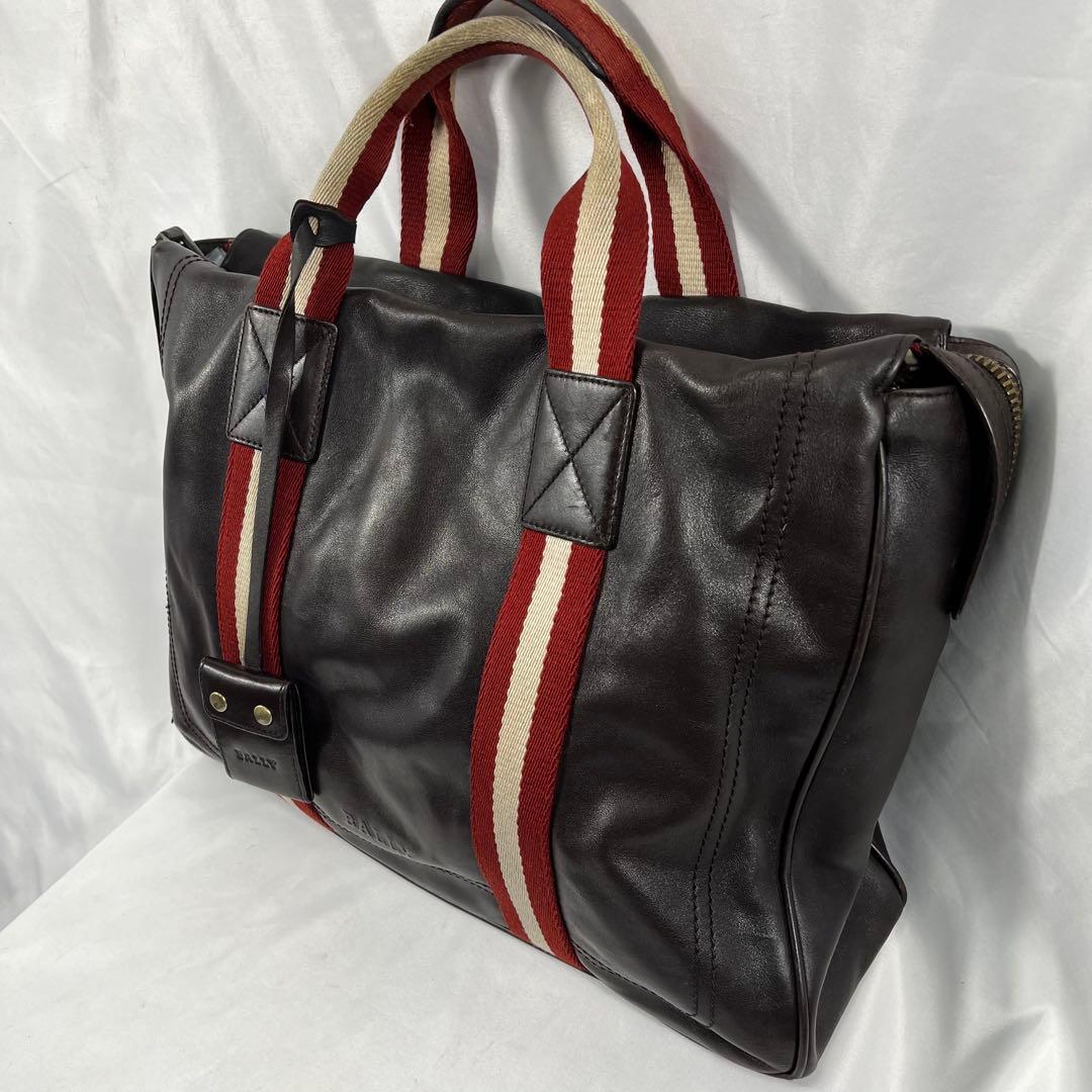 Bally バリー　ビジネスバッグ　ダークブラウン