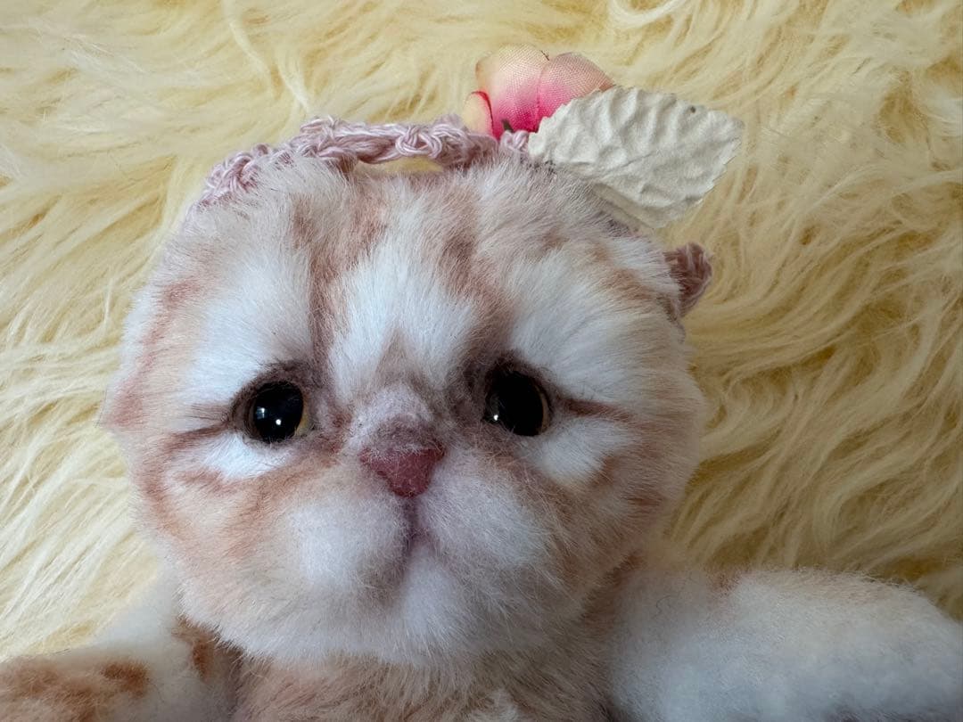 海外作家様作　猫の赤ちゃん　アートドール