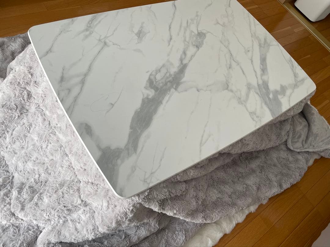 ともFrancfrancモスコこたつテーブル L 1050×700マーブル