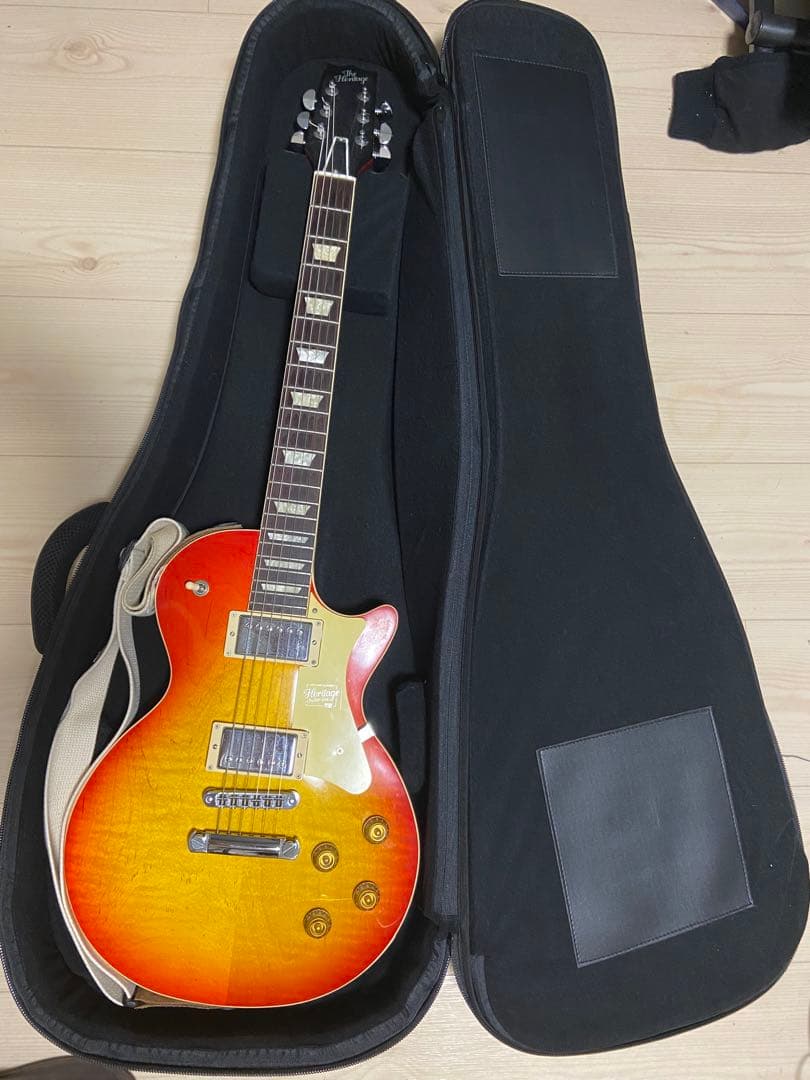 Heritage エレキギター オレンジ/レッド
