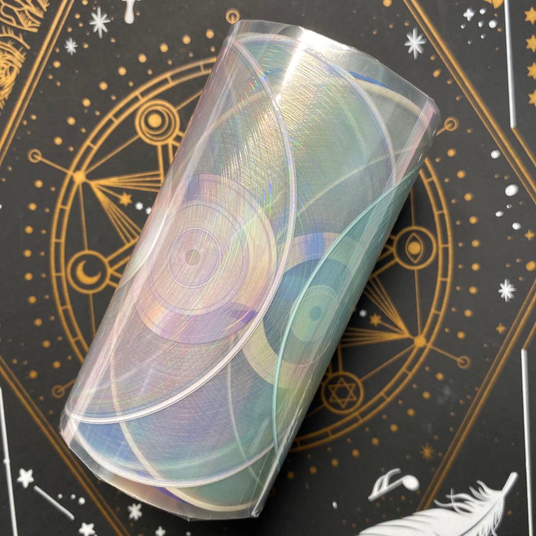 【Z】海外　10m巻　貝殻光/虹光マスキングテープ　お花系/装飾系/古風系