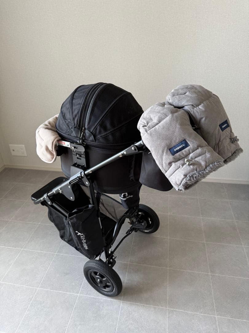 sana品Air Buggy ペットカート ブラック