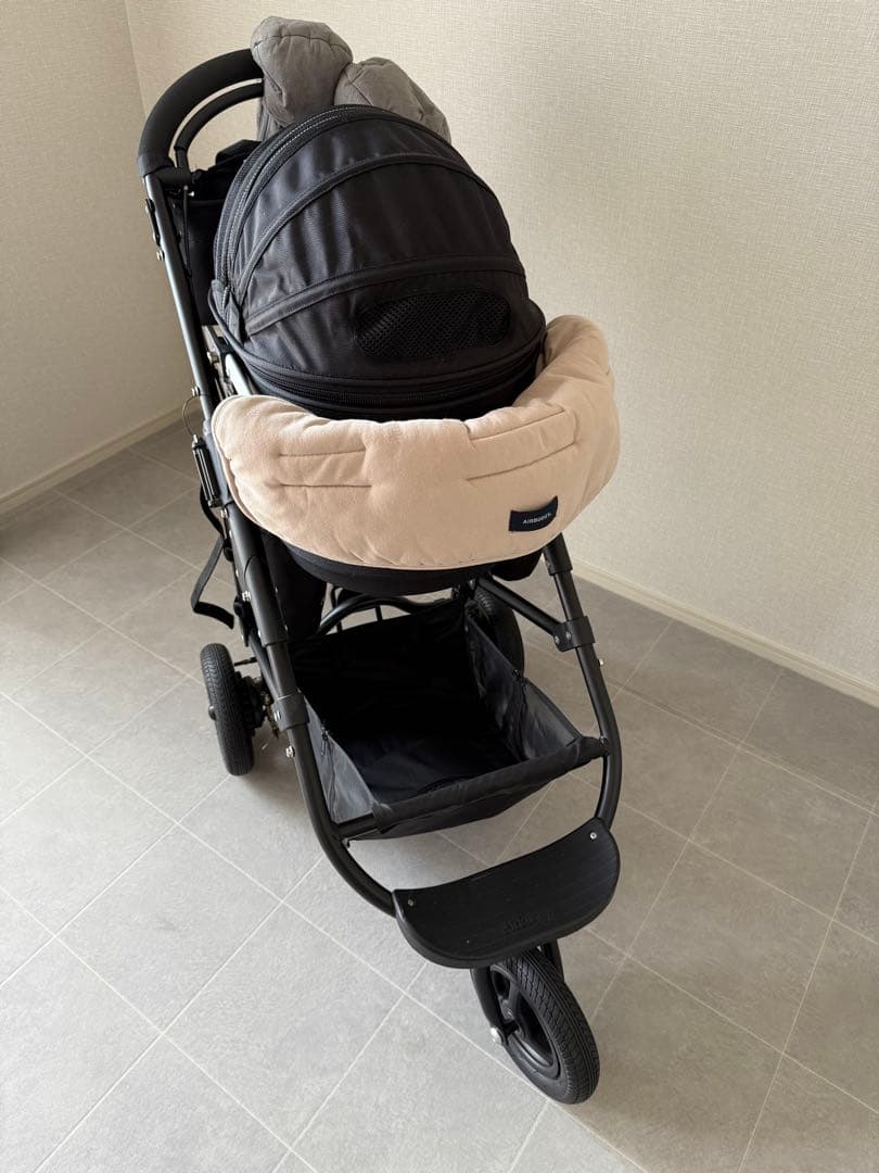 sana品Air Buggy ペットカート ブラック