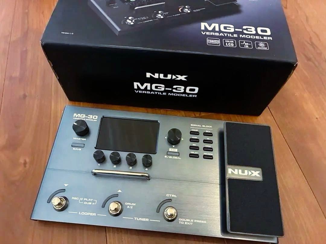 NUX MG-30 アンプシミュレーター　マルチエフェクター