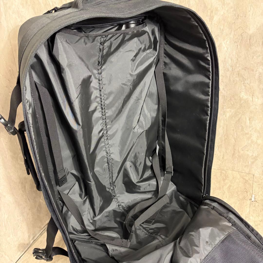 極美品 無印良品 MUJI 撥水 ソフトキャリーケース 40L 黒 軽量