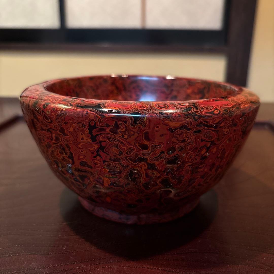 エガ　会津塗り　乾漆鉢　漆器　小鉢　菓子器　天然木　伝統工芸品　希少