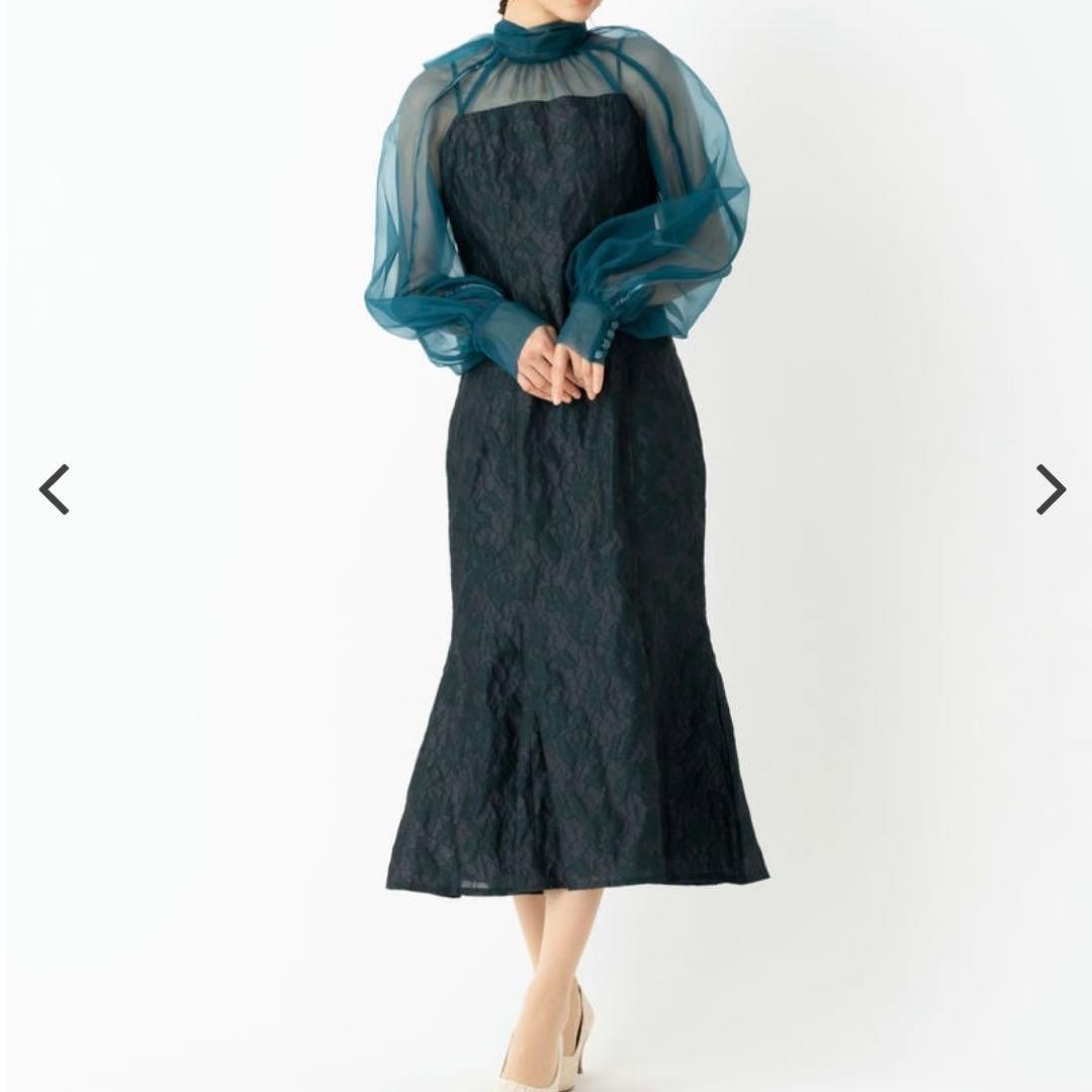 FRAY I.D パーティードレス グリーン