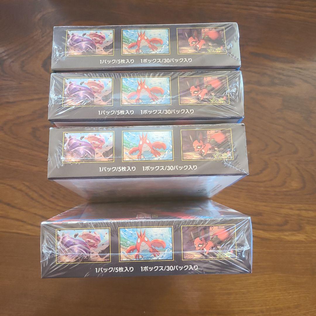 ポケモンカードゲーム　メガブレイブ　4ボックス　シュリンク付き