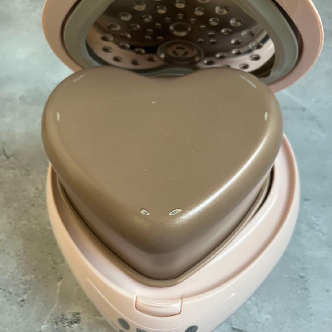 ハート型ピンク炊飯器　3.5合