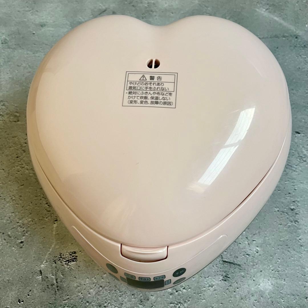 ハート型ピンク炊飯器　3.5合