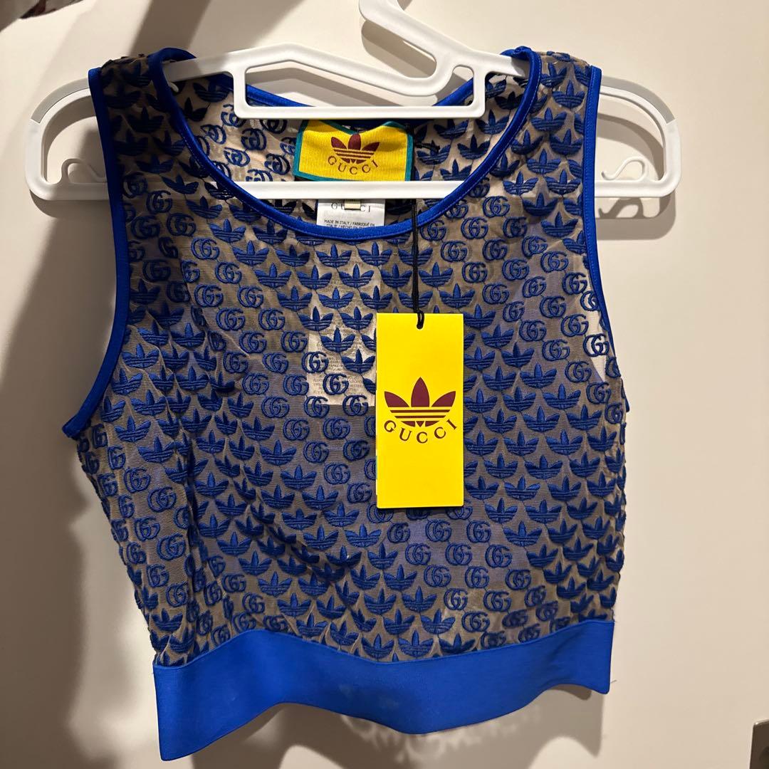 【新品未使用】ADIDAS GUCCI GGロゴ タンクトップ Mサイズ
