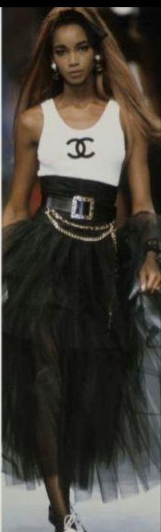 未使用タグ付　CHANEL貴重　デカココマーク　タンクトップ　フランス製