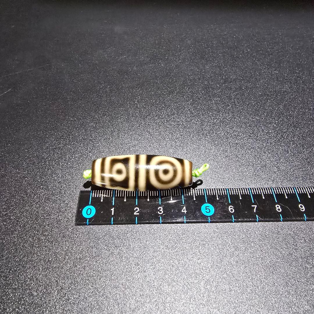 18 老礦天珠　二重双天地天珠　天然石　風水　御守り　ブレスレット　ネックレス