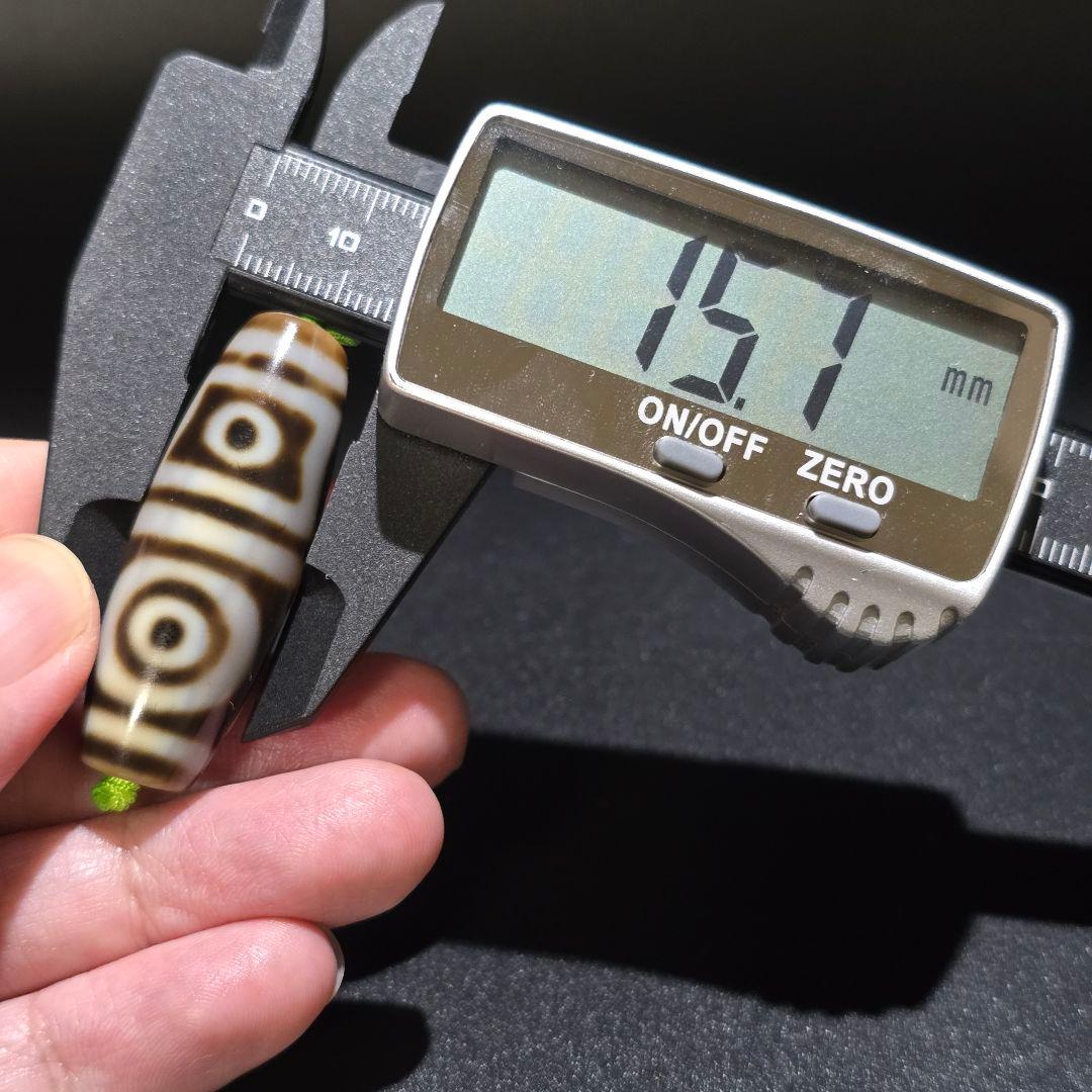 18 老礦天珠　二重双天地天珠　天然石　風水　御守り　ブレスレット　ネックレス