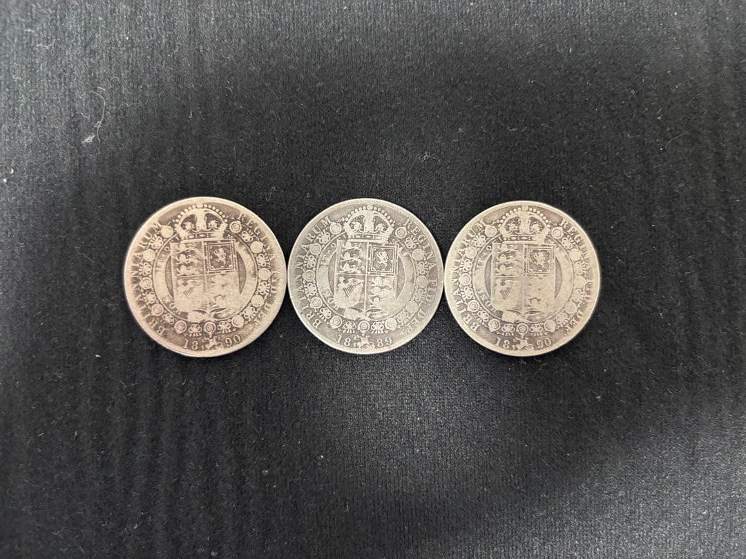 ハーフクラウン銀貨　ジュビリーヘッド