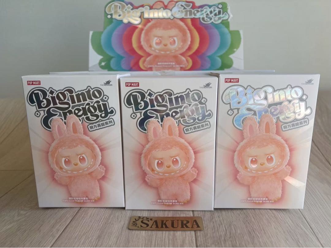 ⭐️【正規品】ラブブ Labubu Big into Energy 3ピース