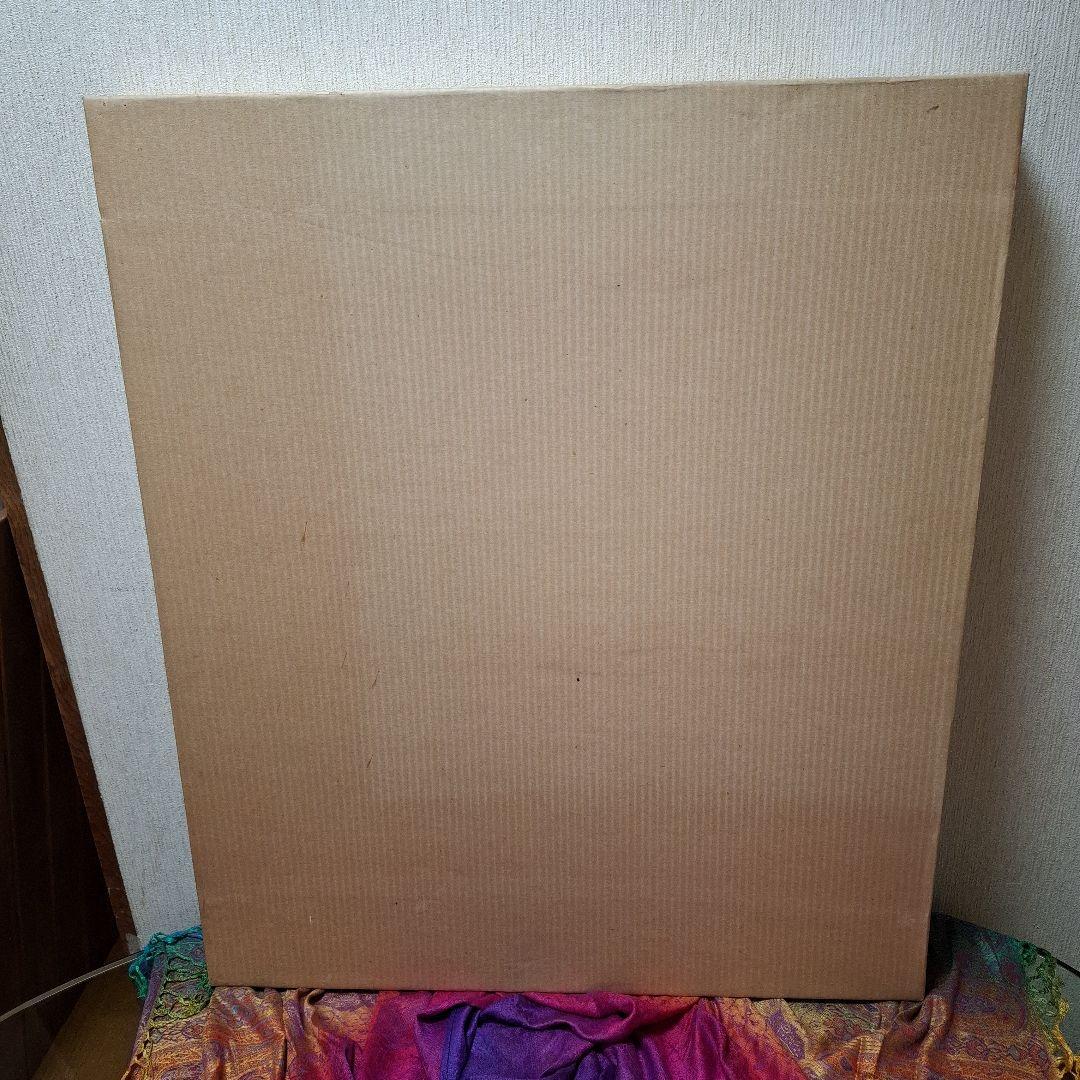 ※カッコイイ※黒っぽい茶色　油彩額縁 クラシックデザインF15　ひび割れ加工