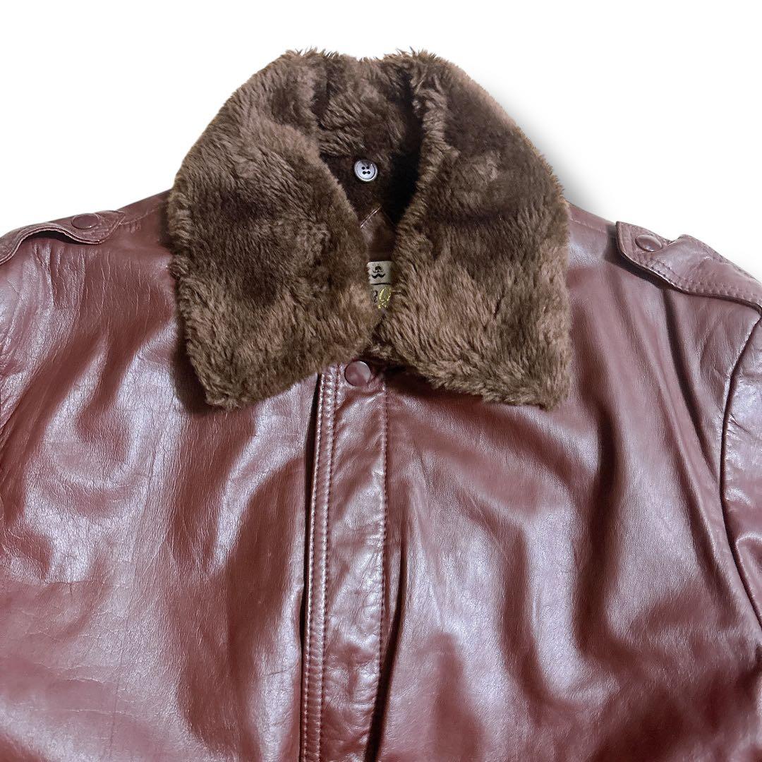 美品 MARQUIS マーキス G-1タイプ フライトジャケット 茶 Lサイズ