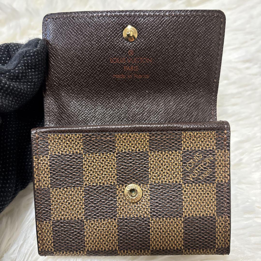 ルイヴィトン ダミエ ケース 小銭入れ 外観美品
