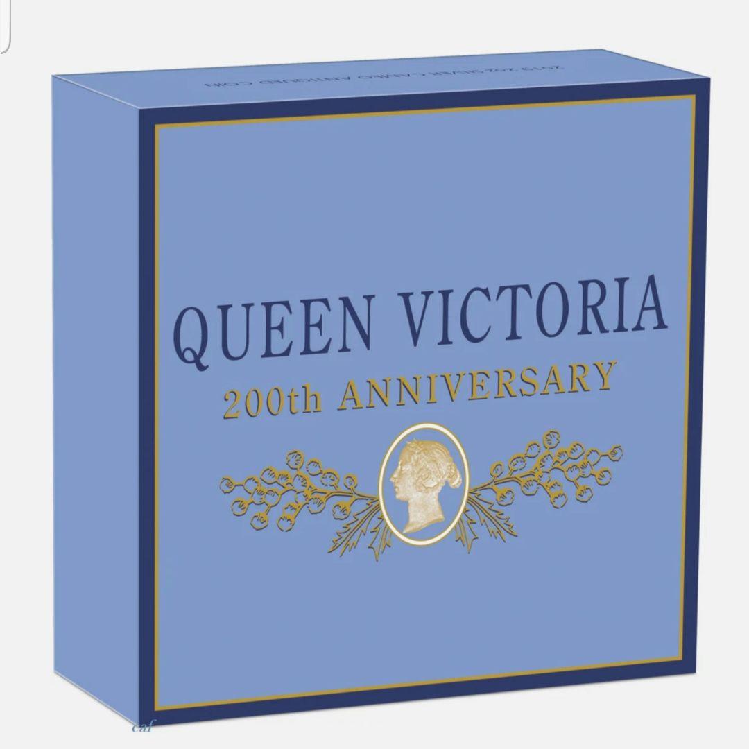 ビクトリア女王 200周年記念 2オンス シルバー アンティークカメオ純銀