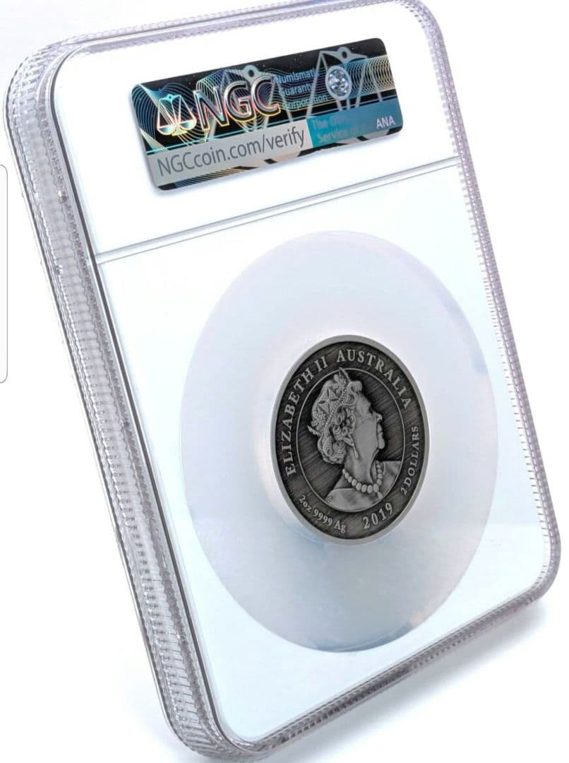 ビクトリア女王 200周年記念 2オンス シルバー アンティークカメオ純銀