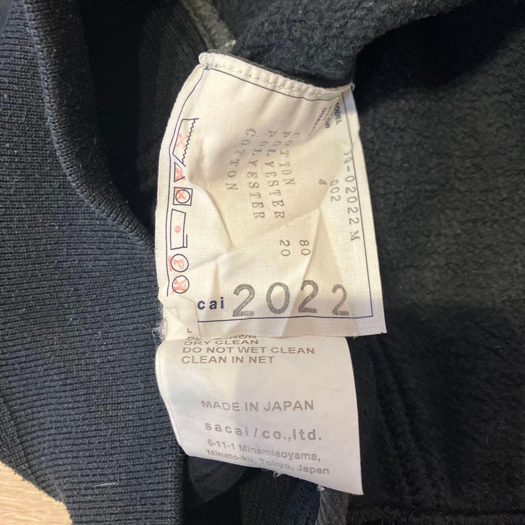 NIKE × SACAI 19SS パーカー　ナイキ　サカイ　サイズ4 希少