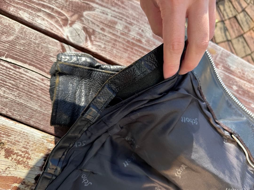 80s Schott Single Riders 642 ライナー無