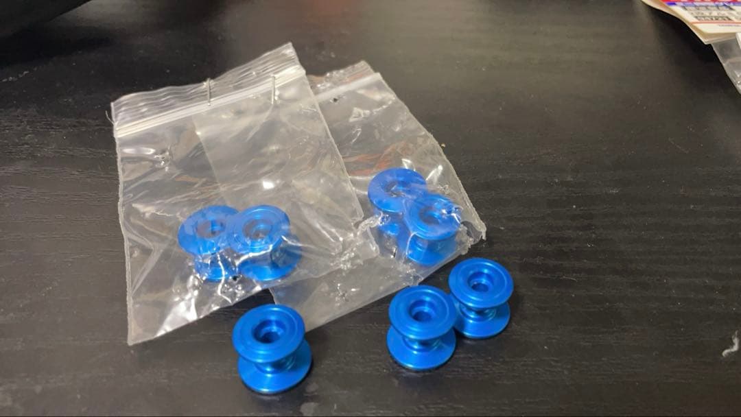 ミニ四駆 軽量2段アルミローラーセット