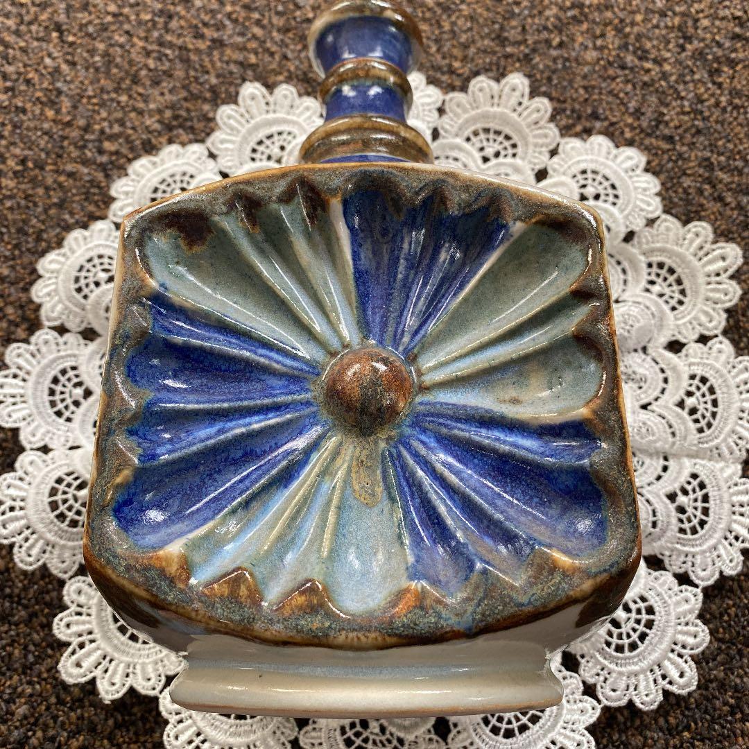 ビンテージトナラ陶器(メキシコ)イタリアワインデカンタ陶器作家物