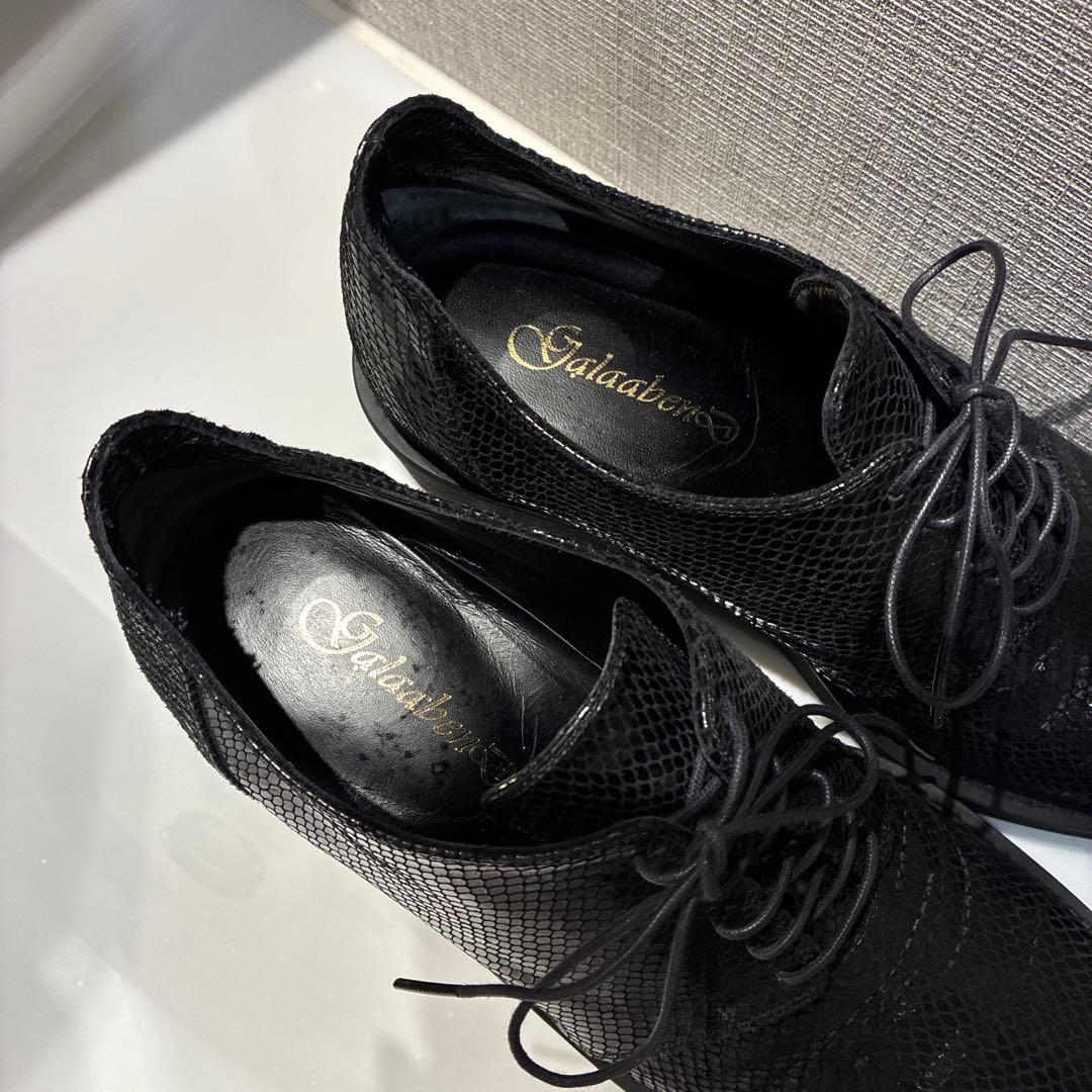 GalaabenD　ガラアーベント　ドレスシューズ パイソン ラバーソール