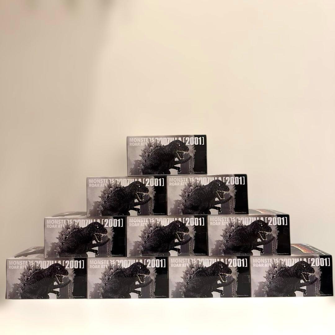 東宝怪獣シリーズ 怪獣咆哮撃 ゴジラ（2001） フィギュア ×10体