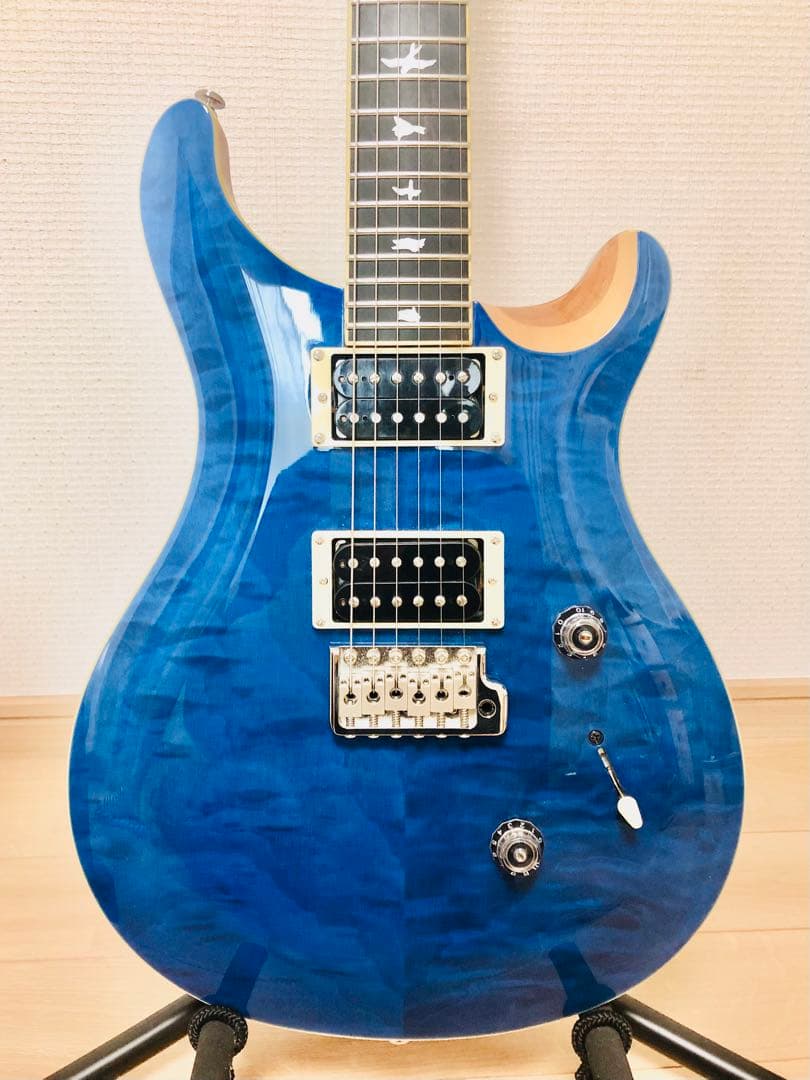 ギター PRS SE Castom24 QM LTD Blue matteo