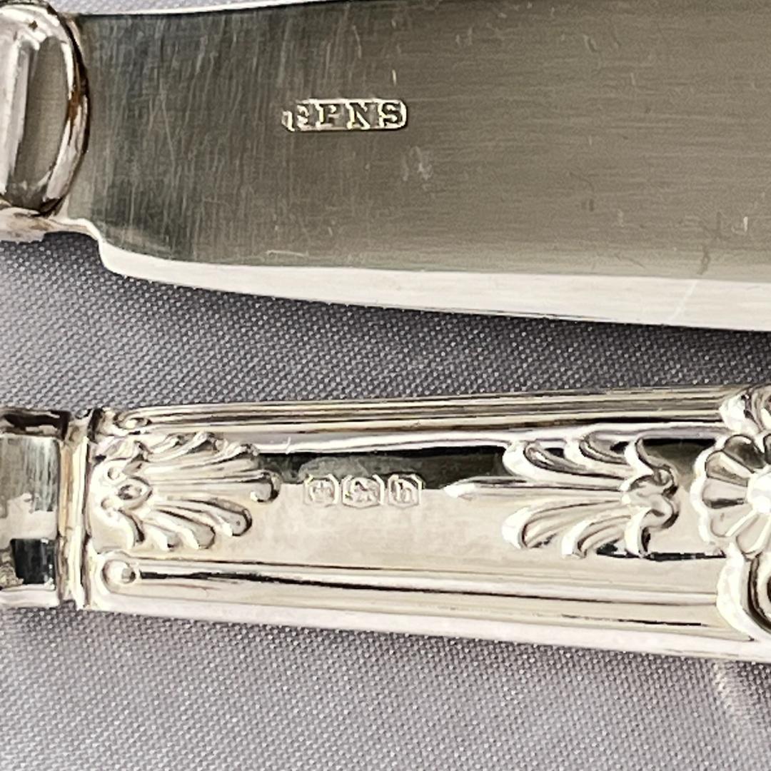 【Robert Pringle】 【純銀ハンドル】キングスパターン 12本