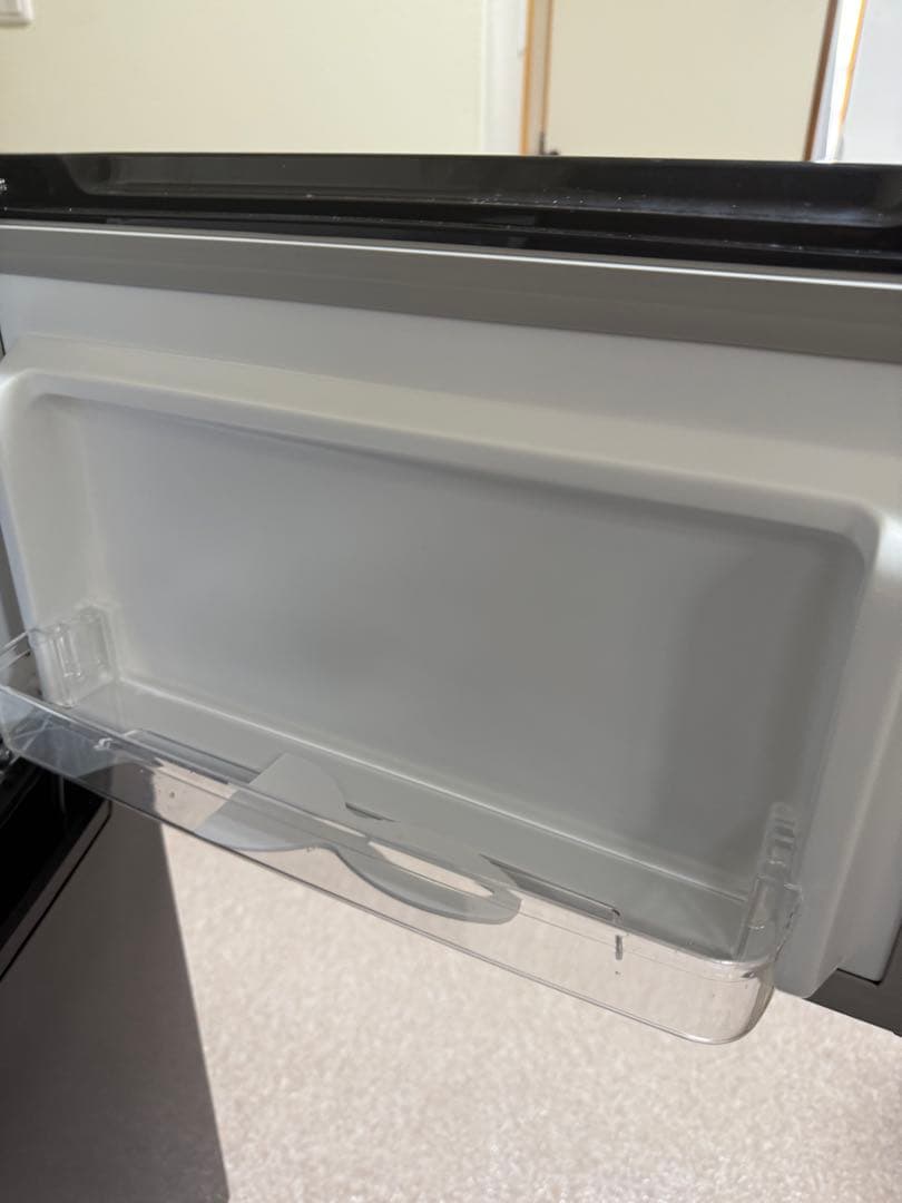 REFAGE 冷蔵庫 ブラック 引き出し式冷凍庫