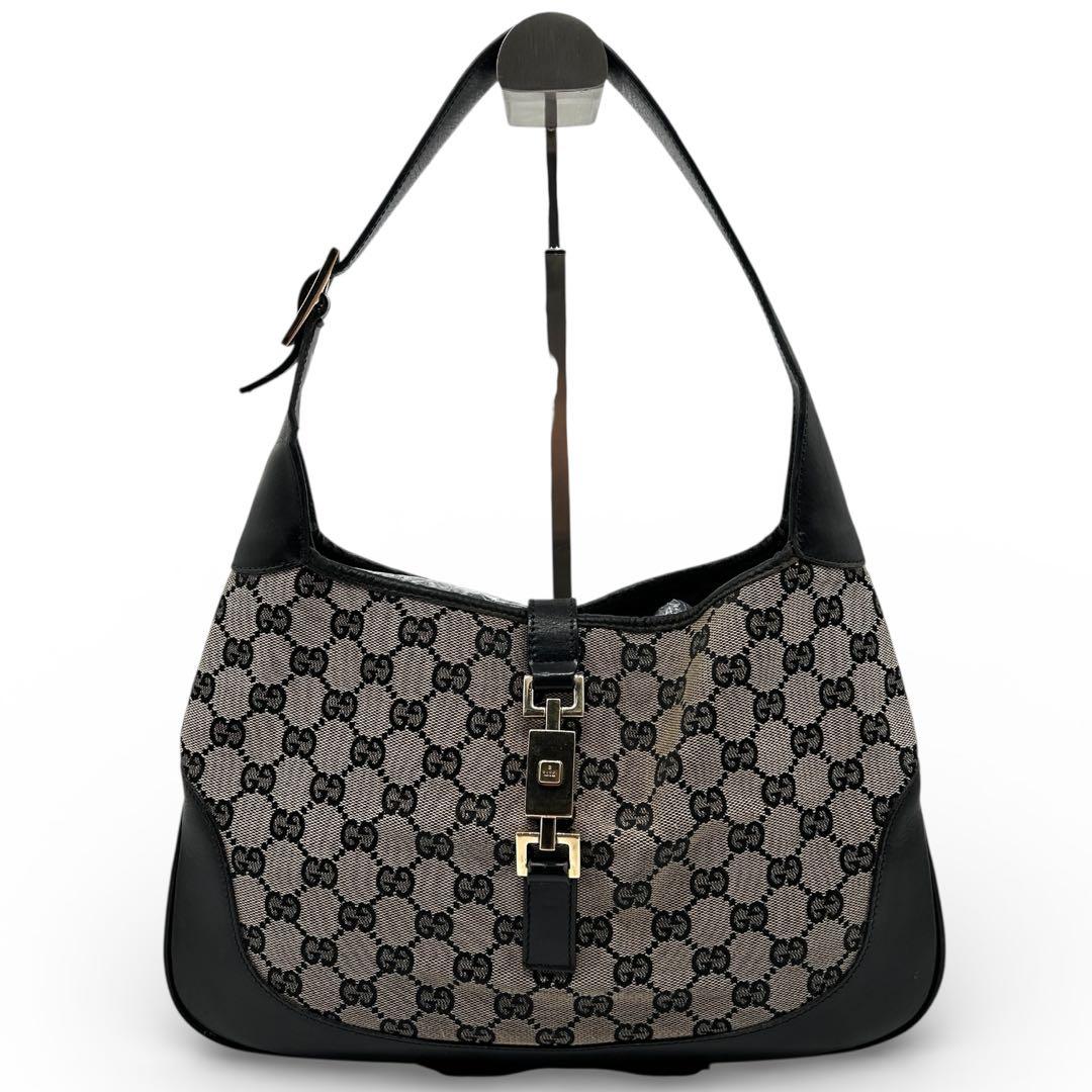 GUCCI ワンショルダーバッグ ジャッキー GGキャンバス 肩掛け