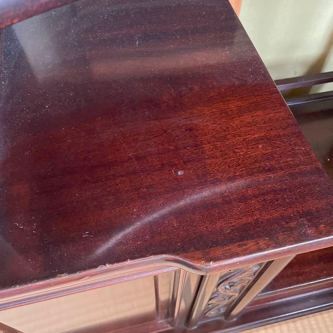 ミルコン。 茶箪笥 飾り棚 茶棚 レトロ アンティーク