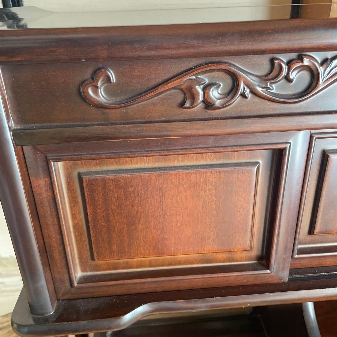 ミルコン。 茶箪笥 飾り棚 茶棚 レトロ アンティーク