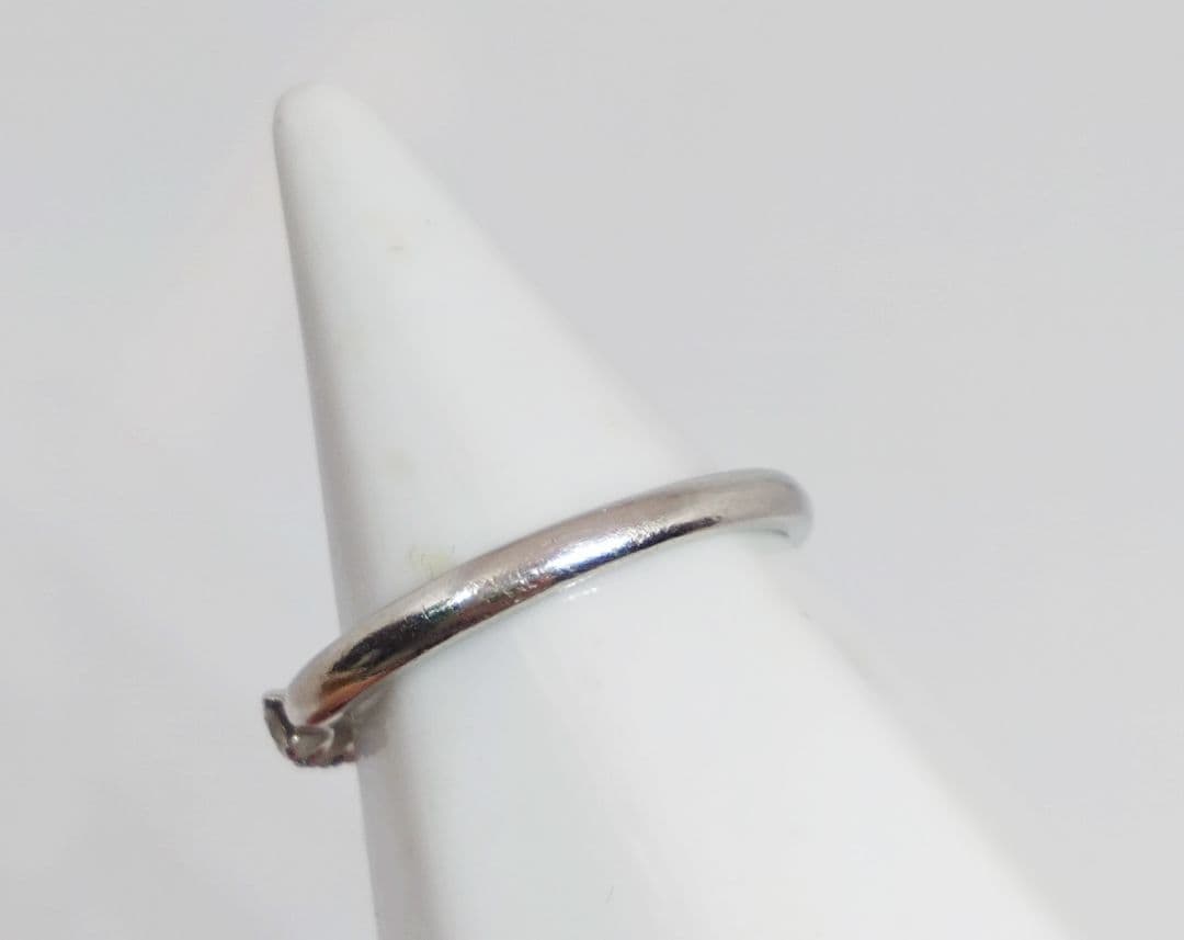 Pt900 ダイヤモンドハーフエタニティリング　0.56カラット