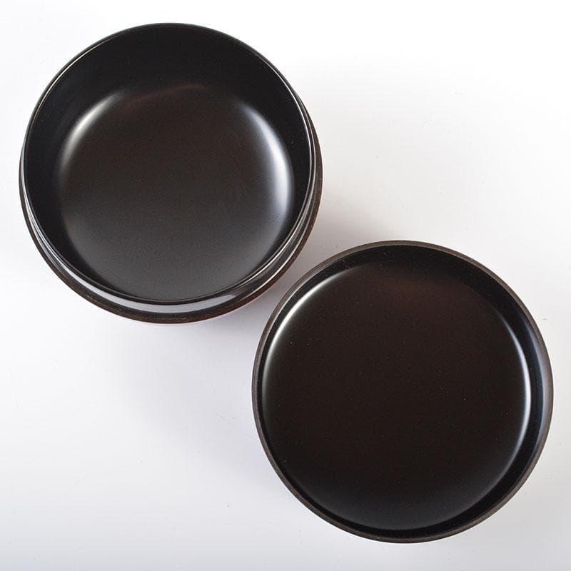 茶道具　加賀蒔絵師　竹内幸斎作　螺鈿装飾　鈴虫蒔絵　平棗　共箱　V　R6957