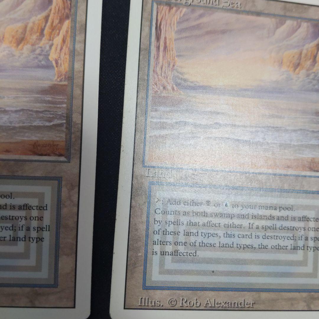 ●【うち１枚の裏面に白かけあり等】Underground Sea　３ED英語４枚