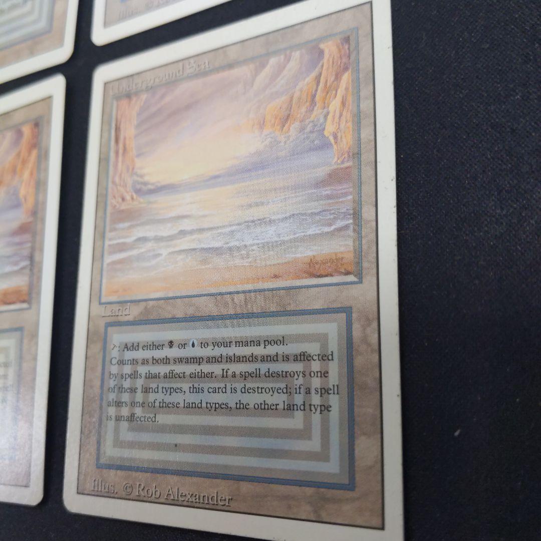 ●【うち１枚の裏面に白かけあり等】Underground Sea　３ED英語４枚