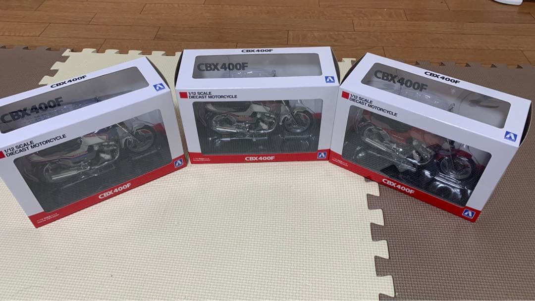 ❗️早い者勝ち❗️CBX400F ダイキャストモデル 3種セット