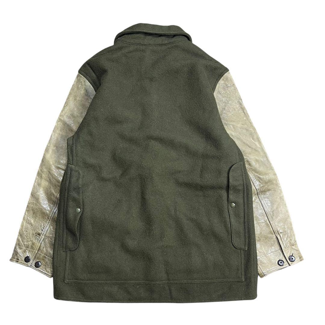 Polo by Ralph Lauren レザー ウール ハンティングジャケット