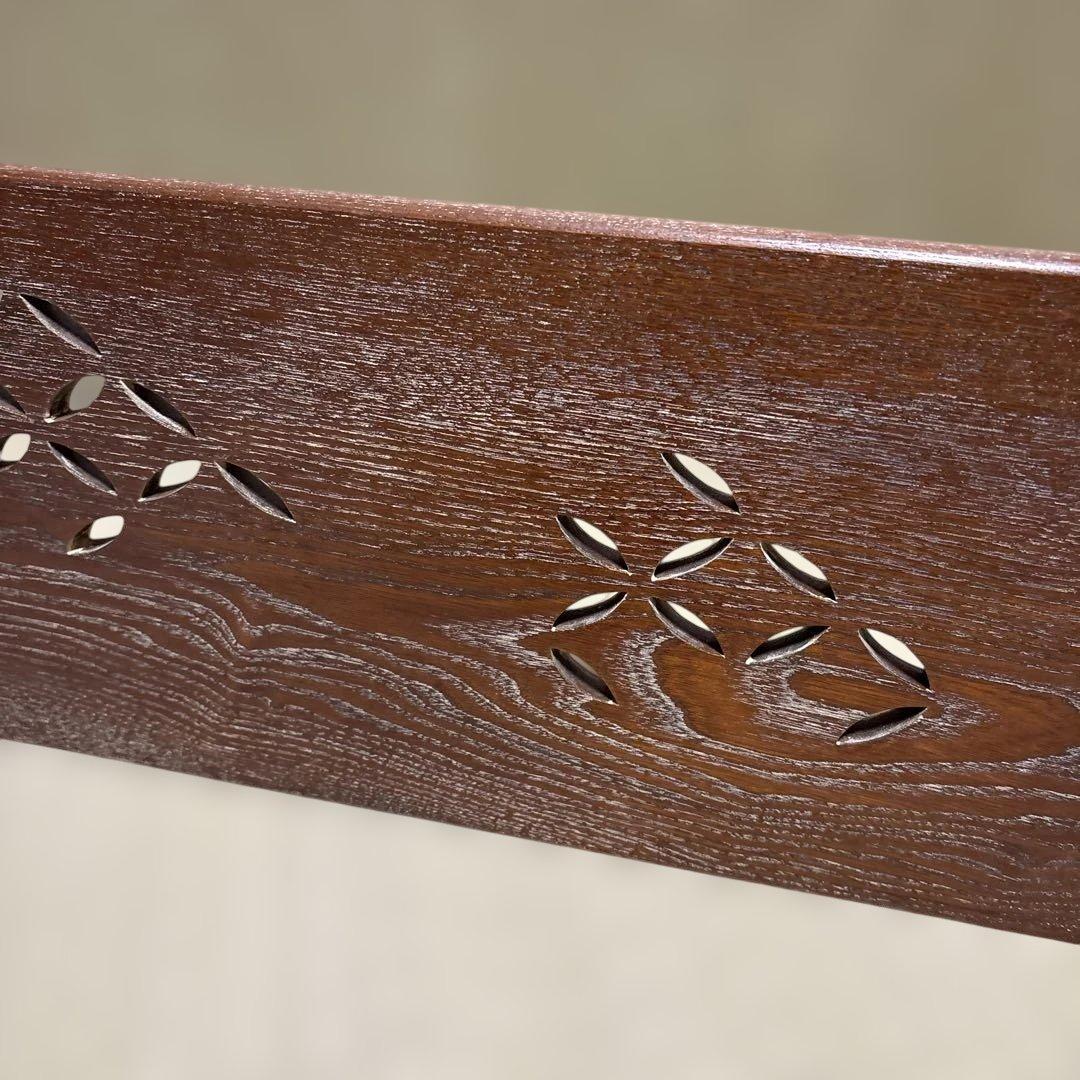 【茶道具】桑七宝板風炉先（紙箱）