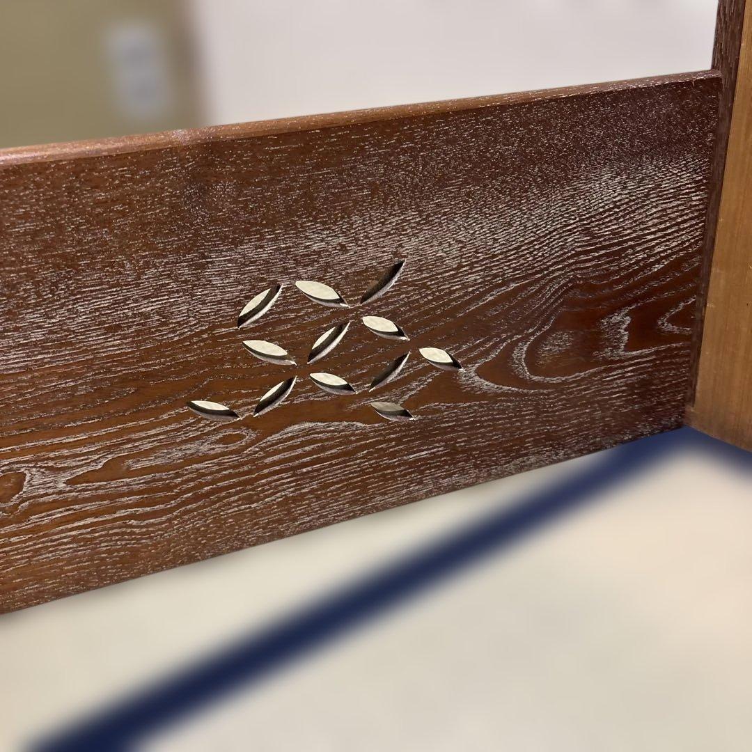 【茶道具】桑七宝板風炉先（紙箱）