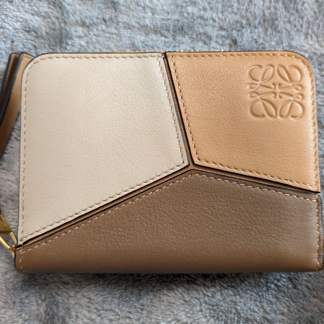 ロエベ　パズル　ラウンドジップ財布