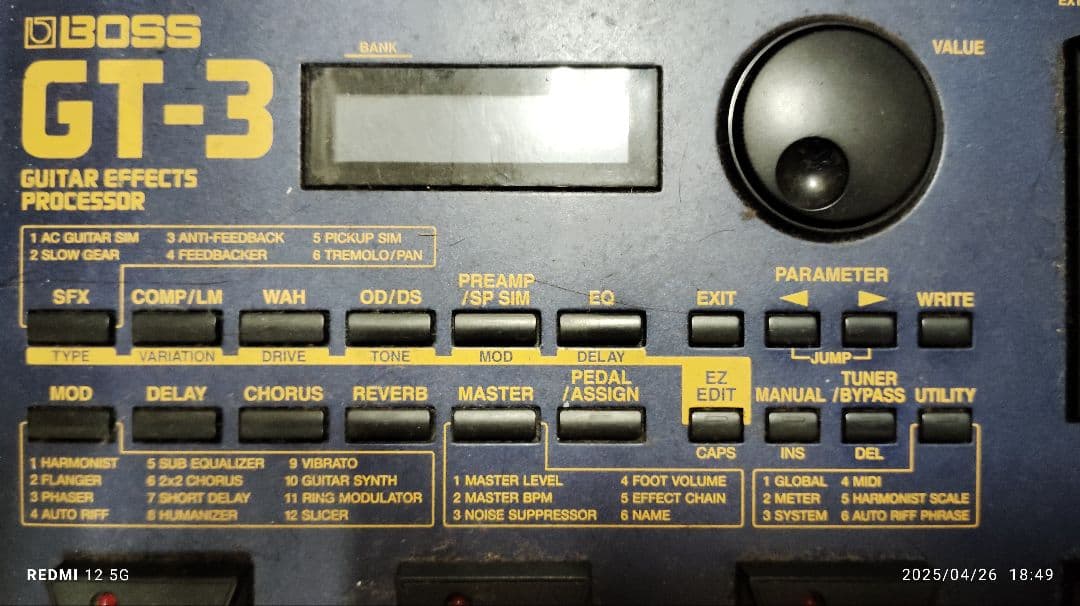 BOSS GT-3 ギターマルチエフェクター