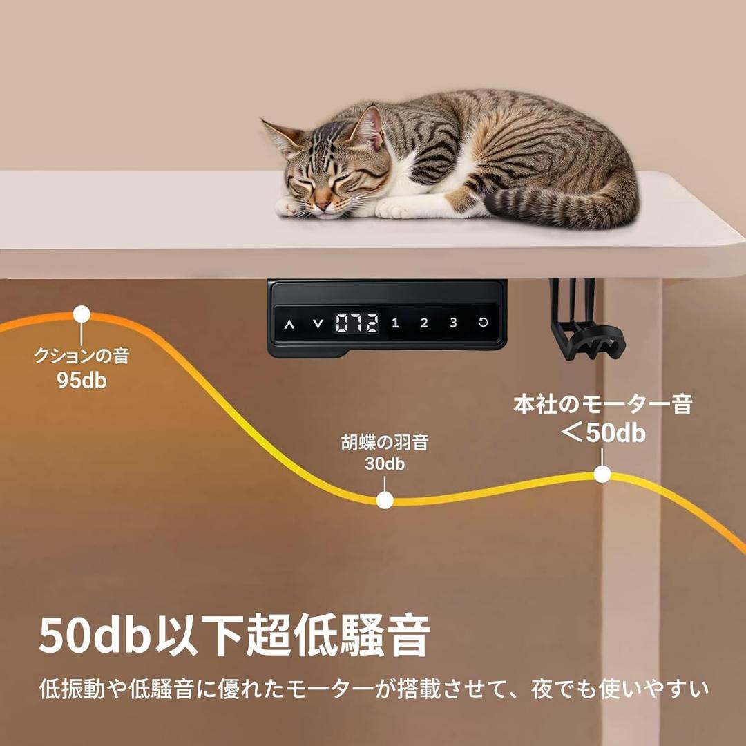 アルファシート 昇降デスク 電動 昇降式デスク 幅120×奥行60cm